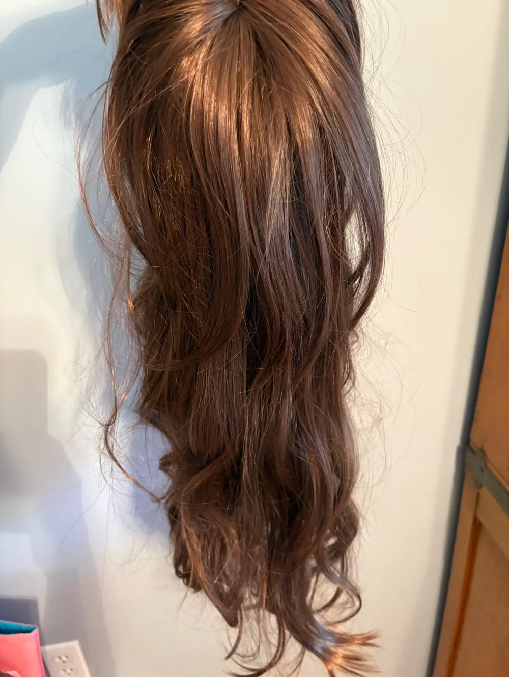 Chestnut Brown Clip-In Fringe Hairpiece for Women - Unbranded